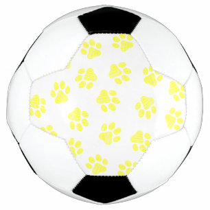 Doodle Paws, Dog Paws, Yellow Paws Football