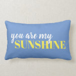 Doodle Rainbow You Are My Sunshine Pillow<br><div class="desc">Spread joy with this hand drawn doodle rainbow with emoji sunshine and cloud. Welcome your own special rainbow baby or give as a gift for the rainbow fan in your life.</div>