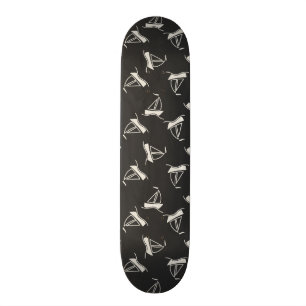 Doodle Sailboat Pattern Skateboard