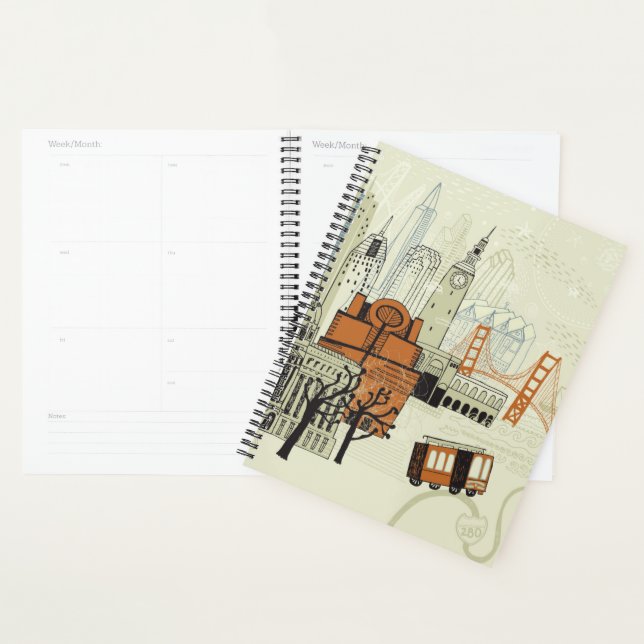 Doodle San Francisco Scene Planner (Display)