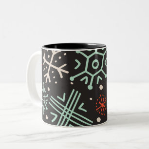 Doodle Snowflake Mug