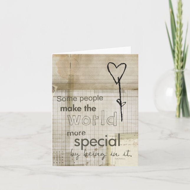 doodle special person card (Front)