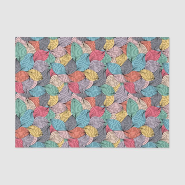 Doodle Yarn Weave  Tissue Paper (Front)