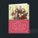 Doodled Banner Holiday Photo Cards<br><div class="desc">Design © Berry Berry Sweet.  Visit our design showroom at WWW.BERRYBERRYSWEET.COM</div>