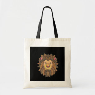 Doodled Lion Tote Bag