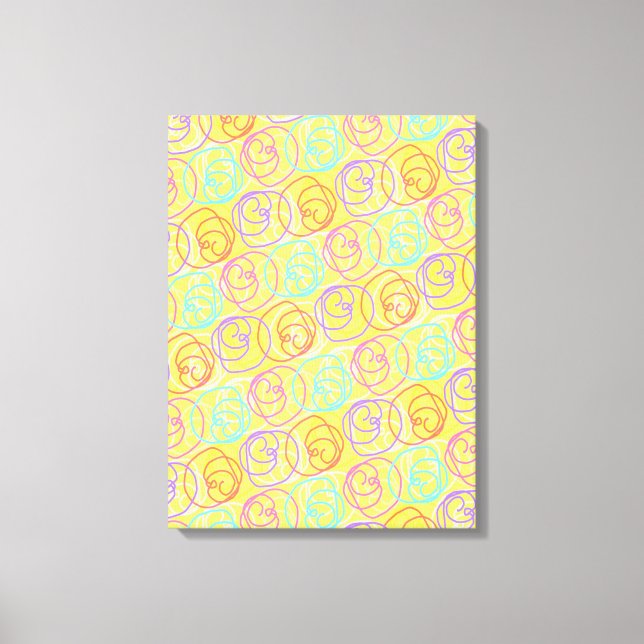 Doodles 2011 canvas print (Front)