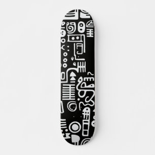 Doodles Abstract Modern Shapes Skateboard