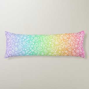 Doodles! Fun Rainbow Body Cushion