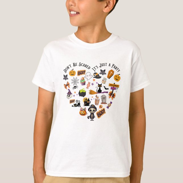 Doodles heart T-Shirt (Front)