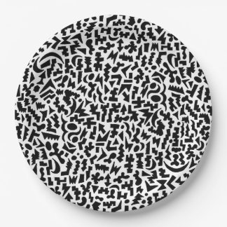 Doodles Paper Plate