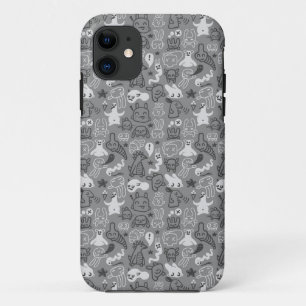 doodles pattern illustration iPhone 11 case