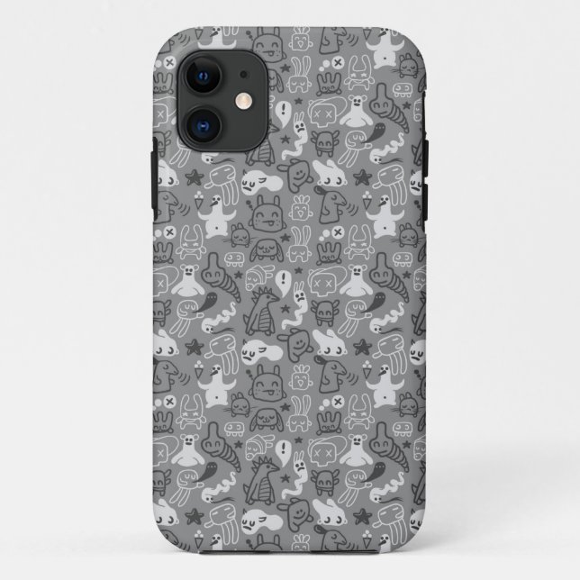 doodles pattern illustration Case-Mate iPhone case (Back)