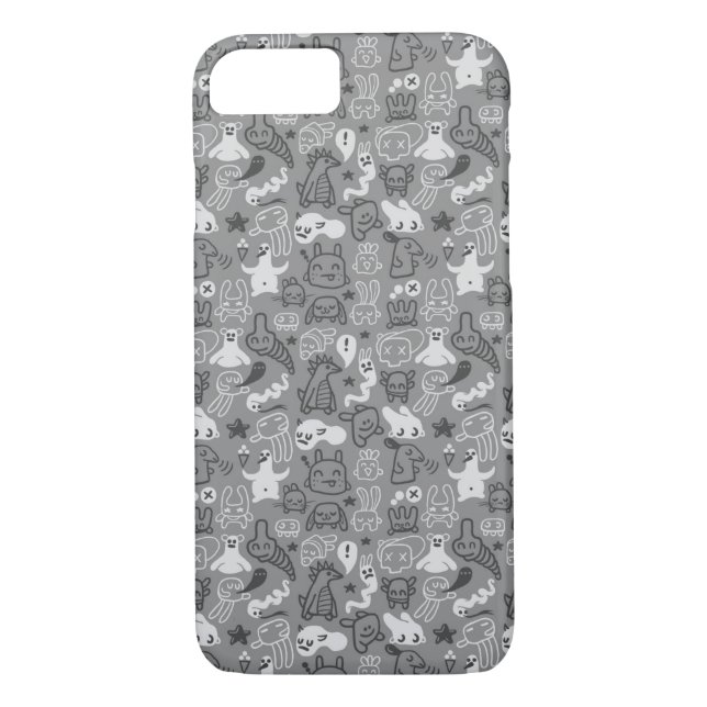 doodles pattern illustration Case-Mate iPhone case (Back)