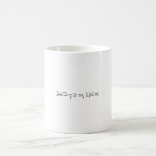 Doodling is my lifeline coffee mug