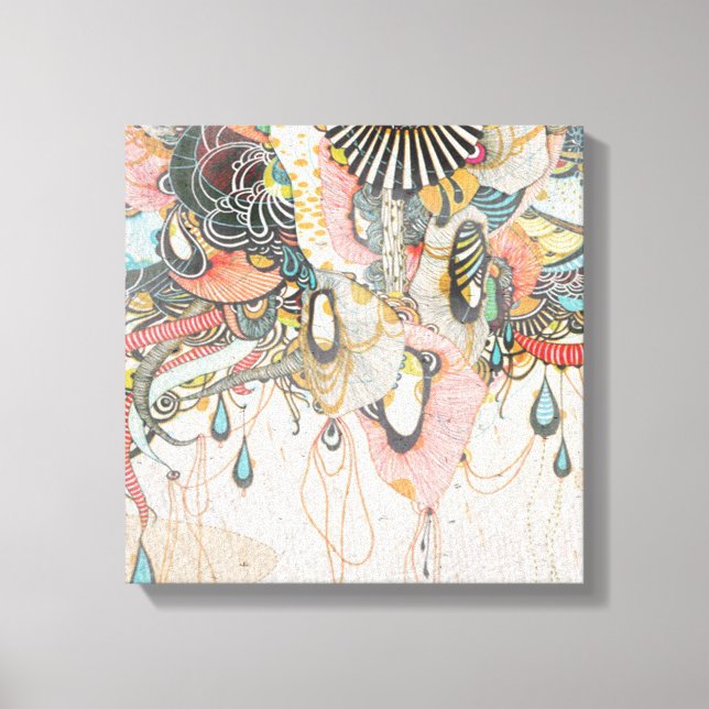 Doodling on the Language of Light Canvas Print (Front)