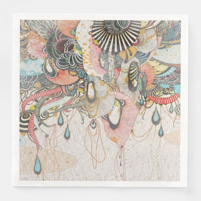 Doodling on the Language of Light Napkin (Front)