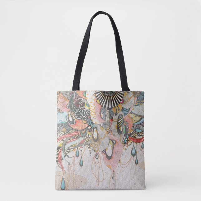 Doodling on the Language of Light Tote Bag (Front)