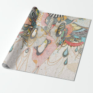 Doodling on the Language of Light Wrapping Paper