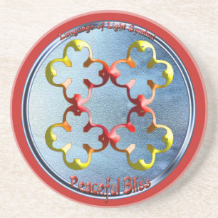Doodling on the symbol of Peaceful Bliss Coaster