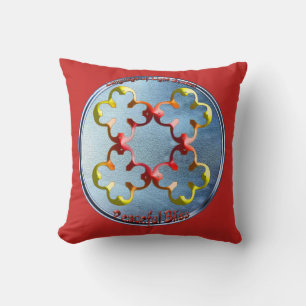 Doodling on the symbol of Peaceful Bliss Cushion