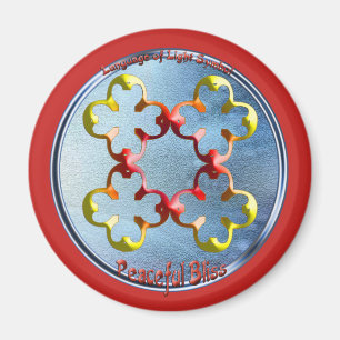 Doodling on the symbol of Peaceful Bliss Magnet