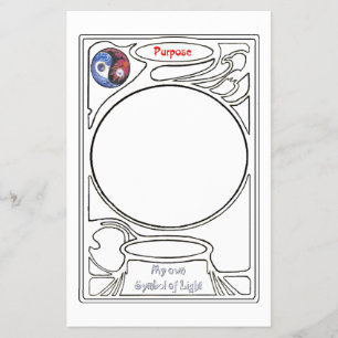 Doodling on the symbol of Purpose Flyer