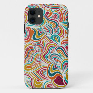 Doodling pattern iPhone 11 case