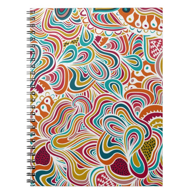 Doodling pattern notebook (Front)