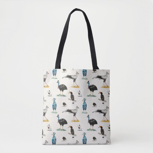 Doofy Birds Pattern Tote Bag (Front)
