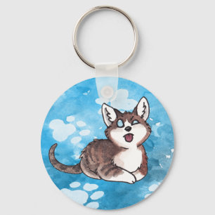 Doofy Cat Keychain