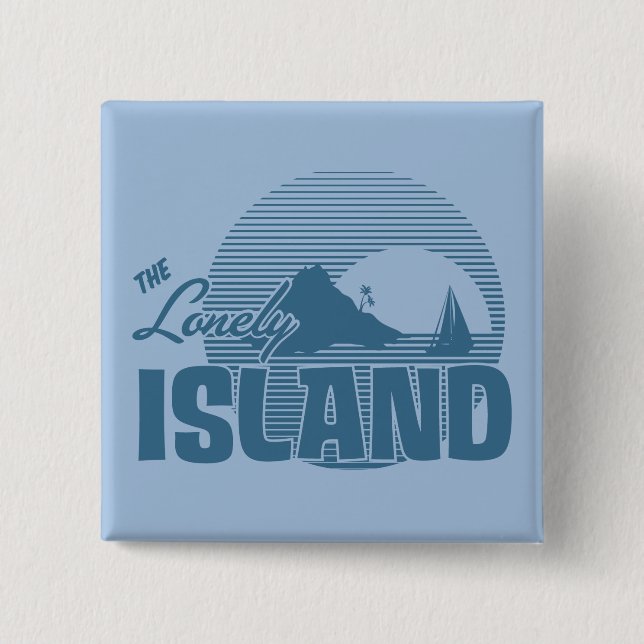 Dookie Island - Blue 15 Cm Square Badge (Front)