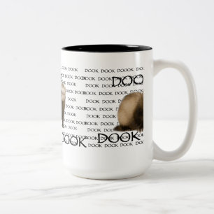 DOOKING FERRET Two-Tone COFFEE MUG