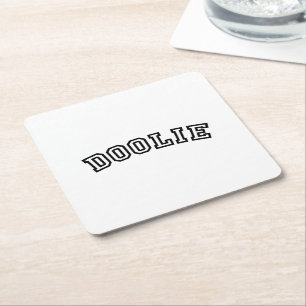 DOOLIE SQUARE PAPER COASTER