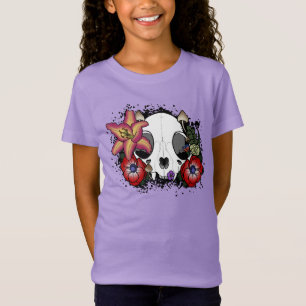 Doom and Bloom Cat Skull T-Shirt