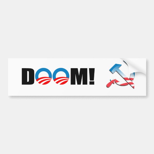DOOM! BUMPER STICKER (Front)