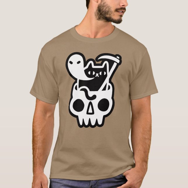 Doom Cat retro T-Shirt (Front)