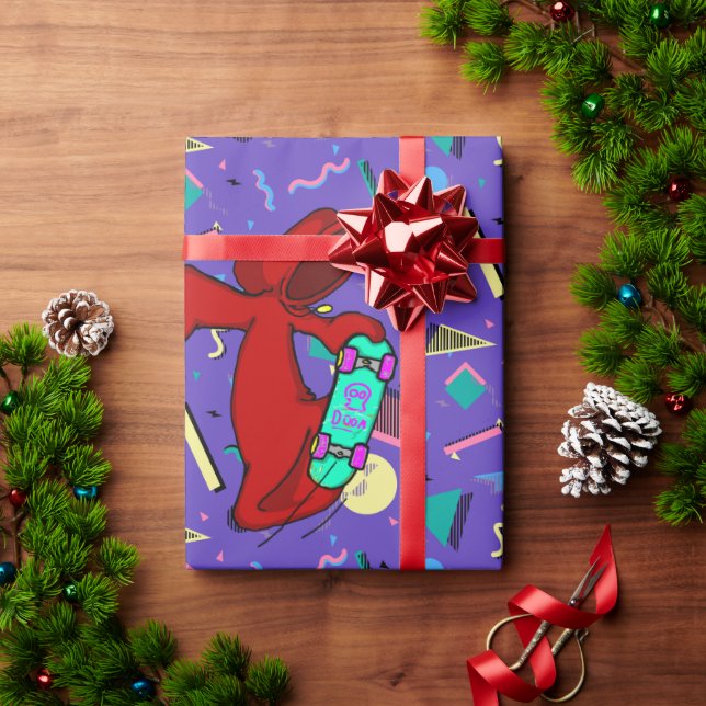 Doom City Kickflip 90s Gift Wrap (Holiday Gift)
