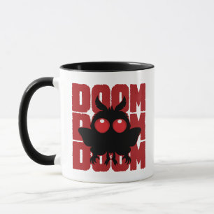 DOOM DOOM DOOM Kawaii Mothman Cryptid Mug