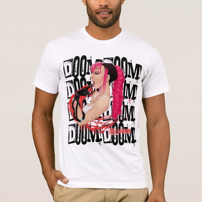 DOOM! Magazine Black "Z" T-Shirt (Front)