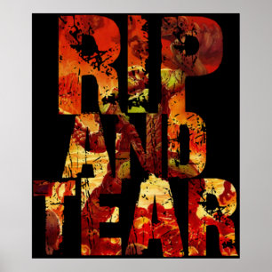 Doom - Rip And Tear Poster