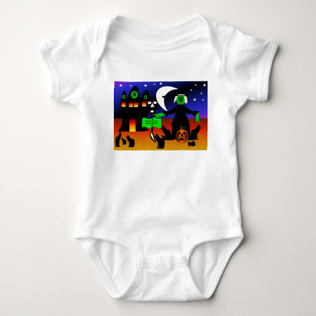 Doom Town Baby Bodysuit (Front)