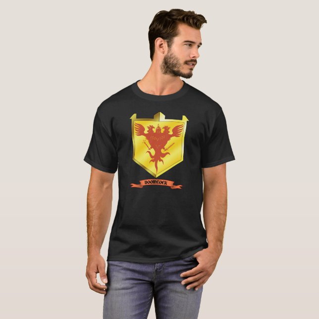 Doomcock Coat of Arms T-Shirt (Front Full)