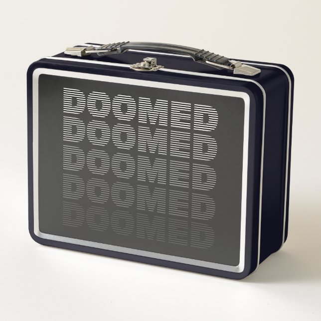 Doomed  metal lunch box (Front)