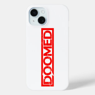 Doomed Stamp iPhone 15 Case