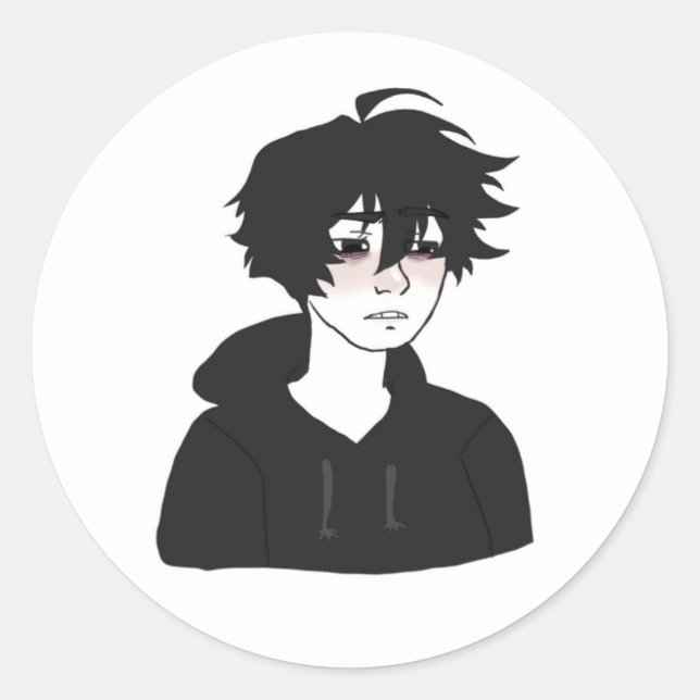 Doomer boy wojak stickers (Front)