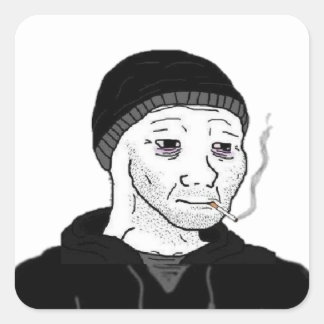 Doomer wojak stickers