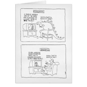 Doomsday Cartoon: earth in crisis