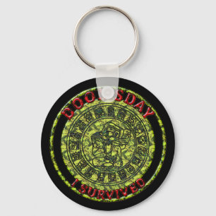 Doomsday - I survived Maya Prophecy Key Ring
