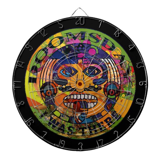 Doomsday - I was there | Maya Prophecy Dartboard (Front)