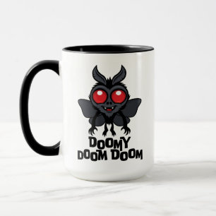 Doomy Doom Doom Cute Mothman Cryptid Mug
